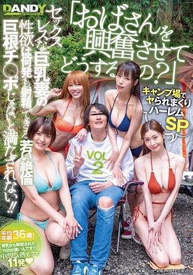 「おばさんを興奮させてどうするの？」キャンプ場でヤられまくりハーレムSP セックスレスな巨乳妻の性欲は何発も射精できる若い絶倫巨根チ○ポじゃないと満たされない！！ VOL.2 - Poster