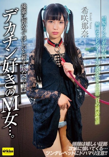 The Pet My Junior Asked Me To Keep Is A Masochist Woman Who Likes Big Dicks... Living Together For Two Days And One Night With A Silent, Slender, Shaved Beautiful Girl With Cute Black Hair Twintails Nana Kisaki - Poster