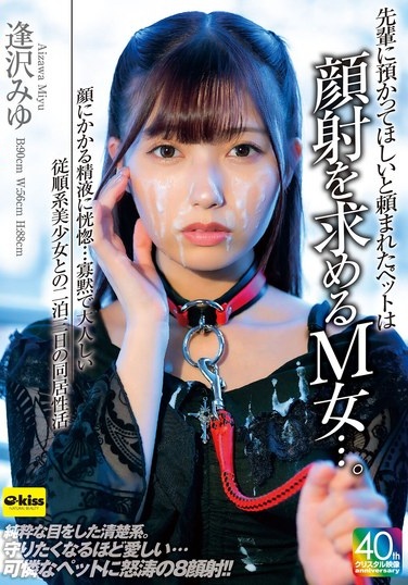 The Pet That My Senior Asked Me To Take Care Of Is A Masochistic Girl Who Wants A Facial... She's Ecstatic About The Semen On Her Face... Three Days And Two Nights Of Cohabitation With A Quiet, Obedient Beautiful Girl, Miyu Aizawa - Poster