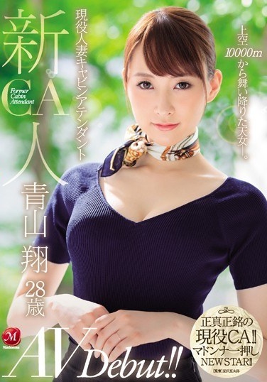 Newcomer Active Married Cabin Attendant Sho Aoyama 28-year-old AVDebut! ! - Poster