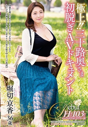 Superb! !Thirty Wife First Take Off AV Document Kyoka Horikiri - Poster