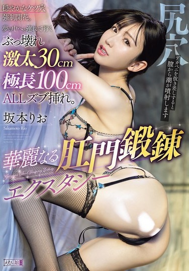 穏やかなケツ穴強●開花。夢の中へと連れて行くぶっ壊れ激太30cm 極長100cm ALLズブ挿れ。 華麗なる肛門鍛錬エクスタシー 坂本りお - Poster