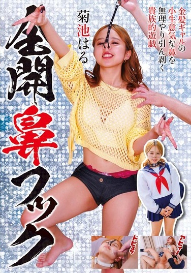 全開鼻フック 菊池はる - Poster