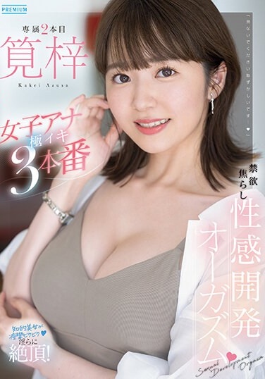 Abstinence Teasing Sensual Development Orgasm 3 Extreme Orgasms Of Female Announcer Azusa Kakei - Poster